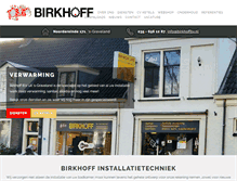Tablet Screenshot of birkhoffbv.nl